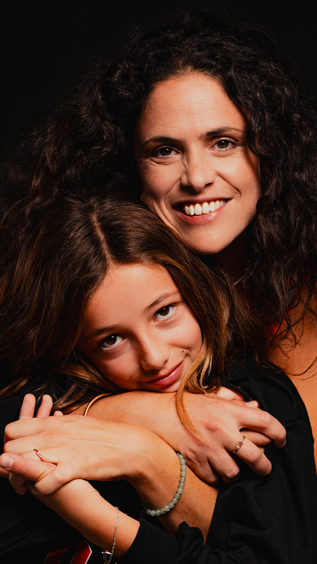 Seance Photo Portrait Mere Et Fille En Studio
