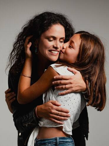 Shooting Photo Mere Et Fille En Studio