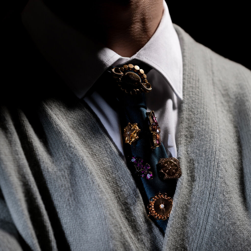 Shooting Photo Homme Cravatte En Studio