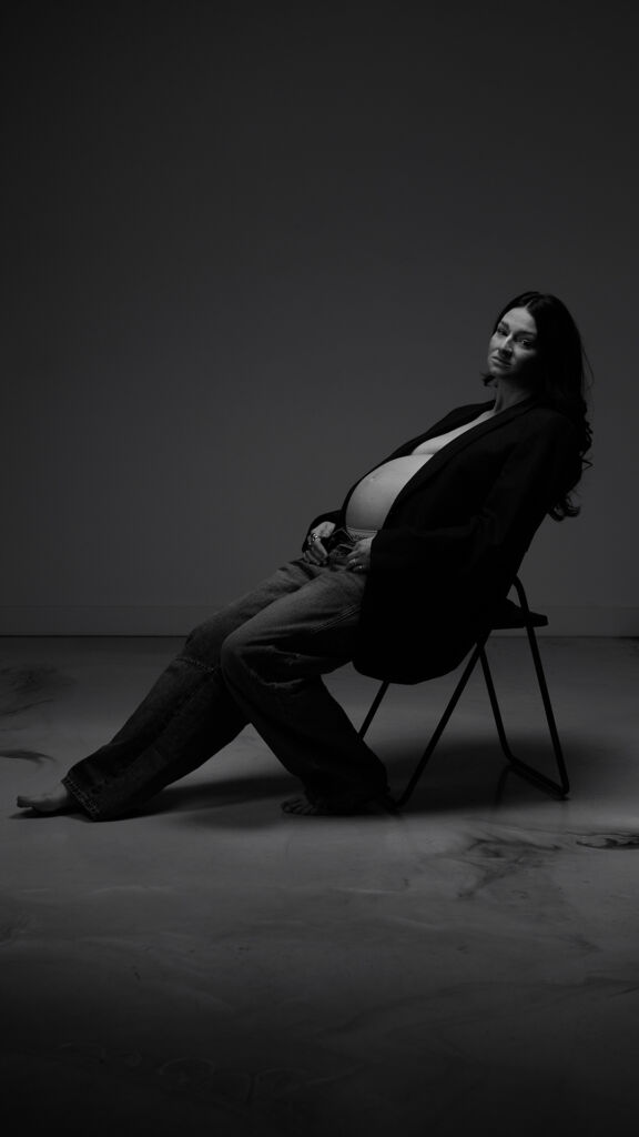 Shooting femme enceinte en studio
